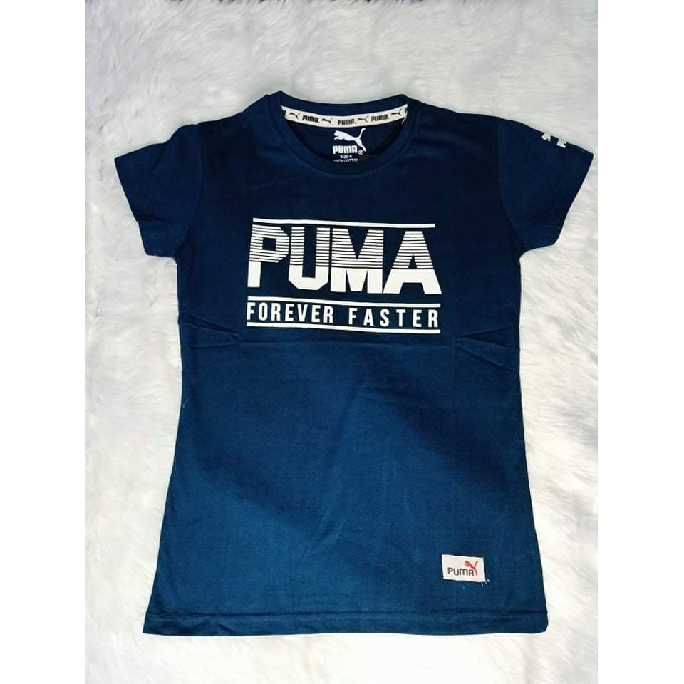 puma blue shirt