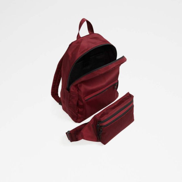 aldo red backpack