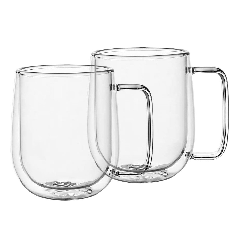 glass coffee cup set