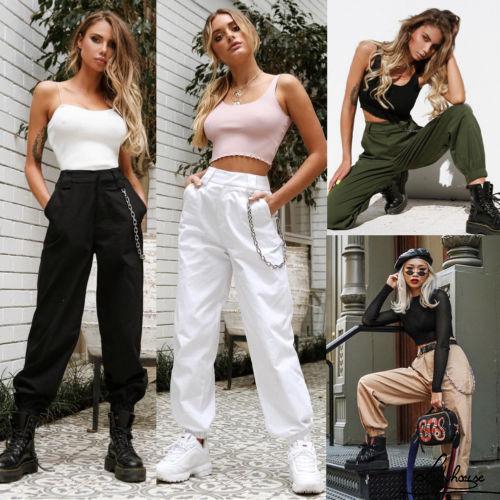 cargo jeans with chain