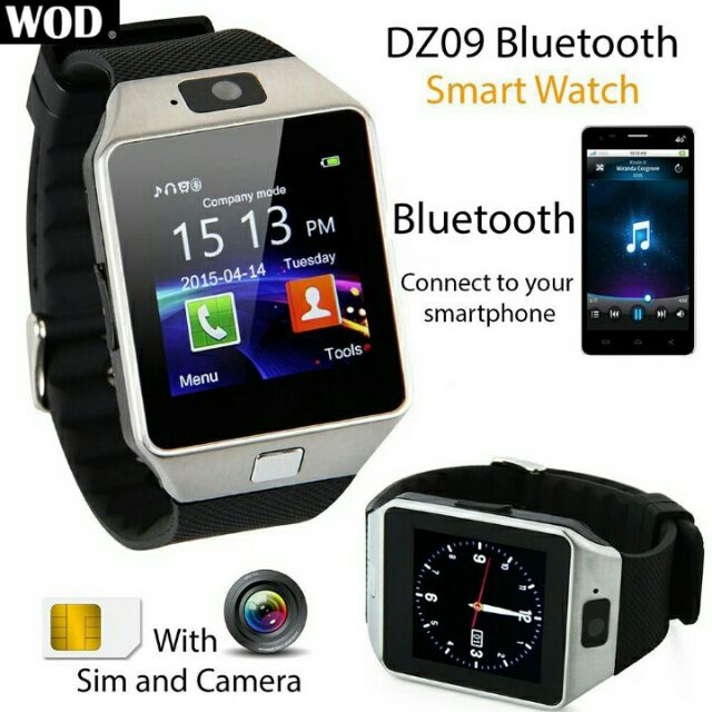 dz09 single sim smart watch phone