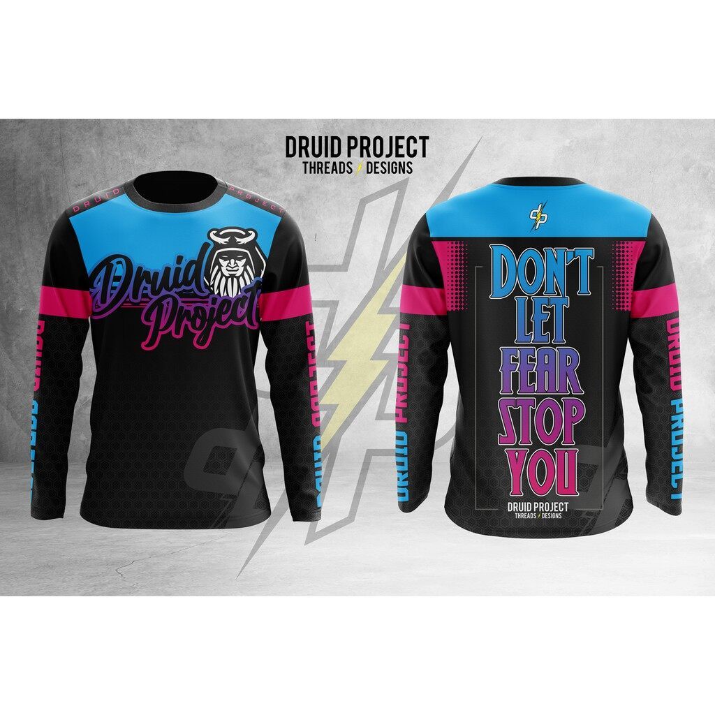 Druid Project - Prism Men's and Women's Cycling Jersey long Sleeve T-Shirt mpCK