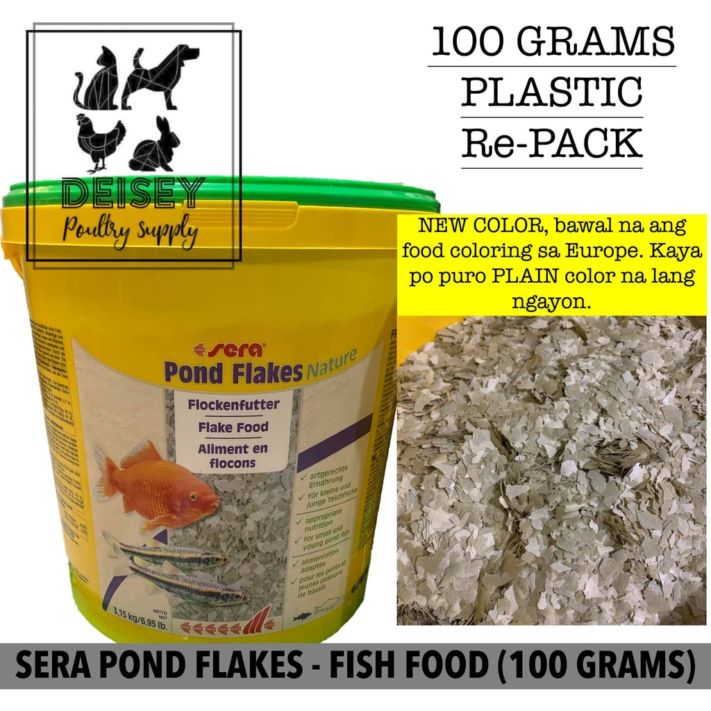 new-sera-pond-flakes-fish-food-100-grams-shopee-philippines