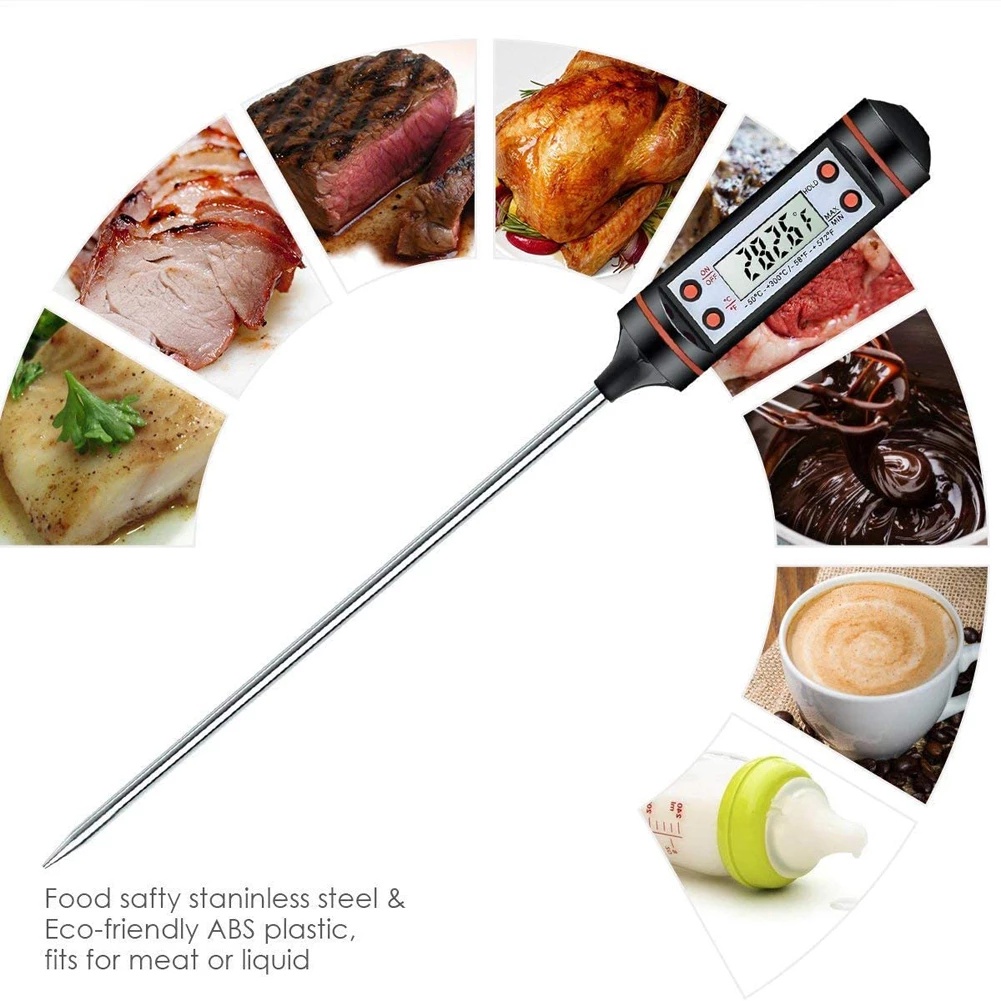 Digital Kitchen Probe Thermometer Food Cooking Oil Thermometer Barbecue   Ab51042da6a04f394a0c8b5928fba4f9