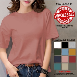 Plain T Shirts ladies Are Simple And Comfortable In Solid Color And High Quality Cotton