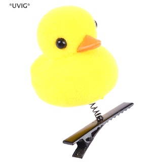 UVIG Little yellow duck hairpin hairpin for children gift funny christmas gift new