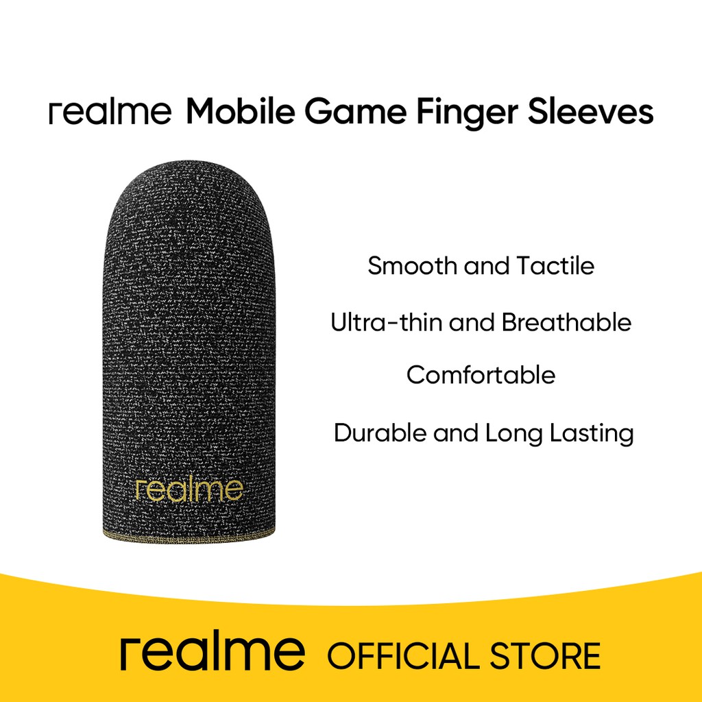 realme Mobile Game Finger Sleeves with Ultrathin Breathable and Sweat