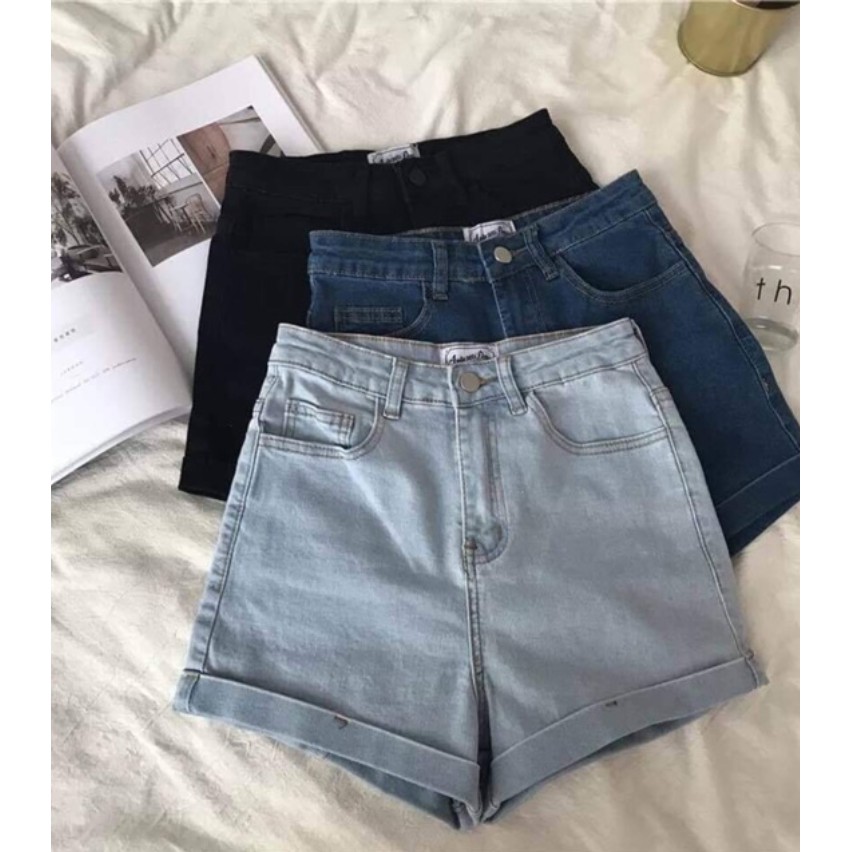 korean high waisted shorts