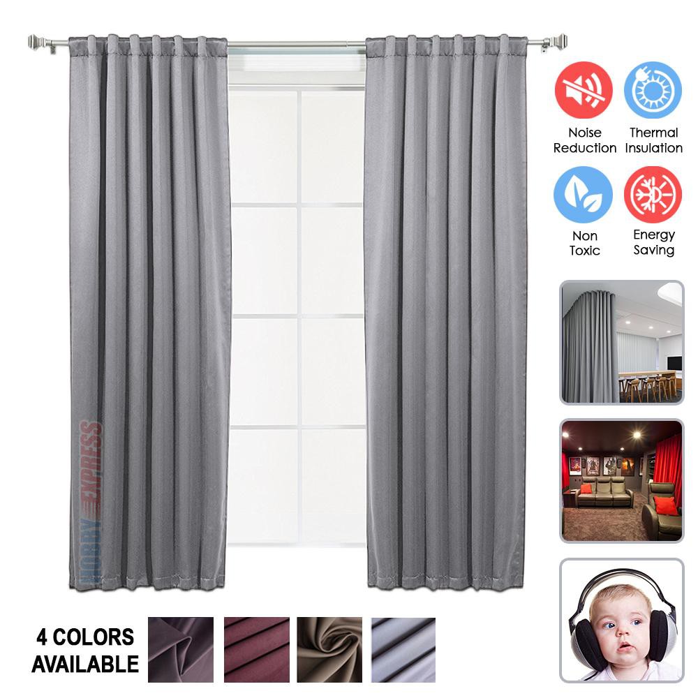 Hobby Express Gray Soundproof Curtain Darkening Absorption Shopee Philippines