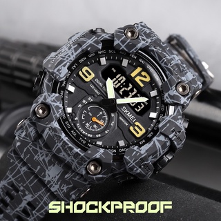 New Men Sports Shock Watch 3Time Chrono Alarm Date Week Display LED Light Digital Big Dial Military Men Sports Watches #2