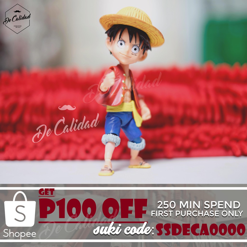 Legend Studio One Piece Monkey D Luffy Action Figure Shopee - luffy hat d roblox