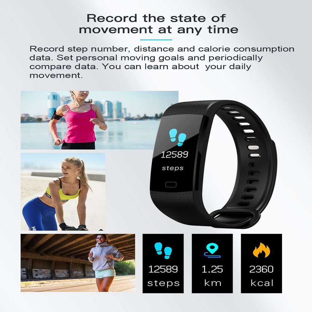 y5 smart watch activity heart rate tracker review