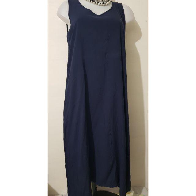navy blue maxi