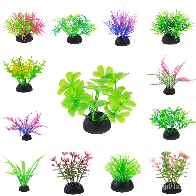 Fish Tank Scenery Decoration Simulation Aquatic Plants Aquarium