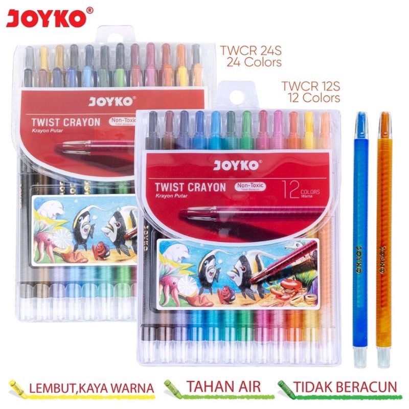 Joyko CRAYON 12 Colors / CRAYON Play JOYKO 12 Colors Shopee Philippines