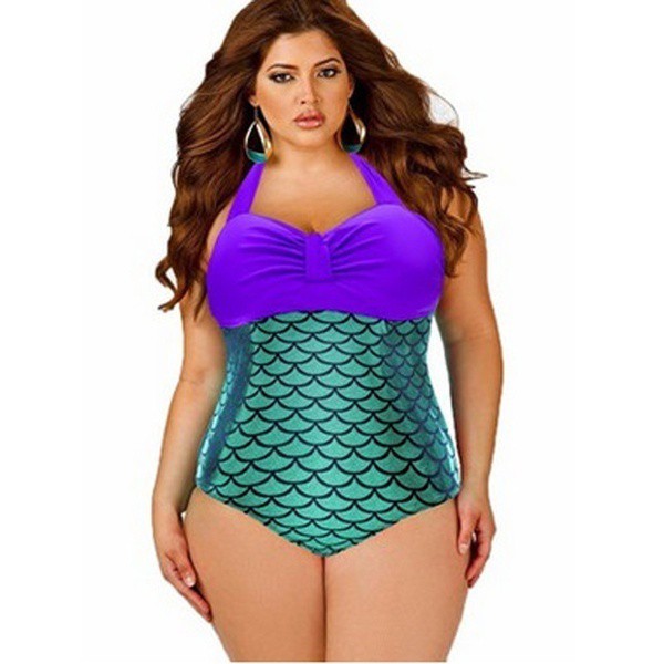 little mermaid plus size swimsuit