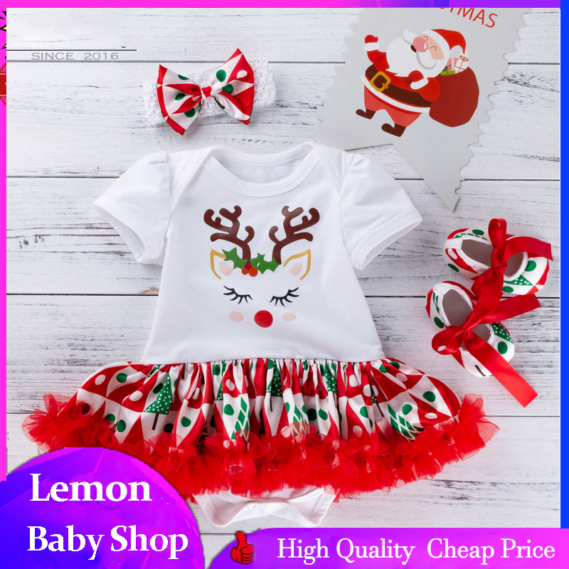 first christmas baby girl outfit