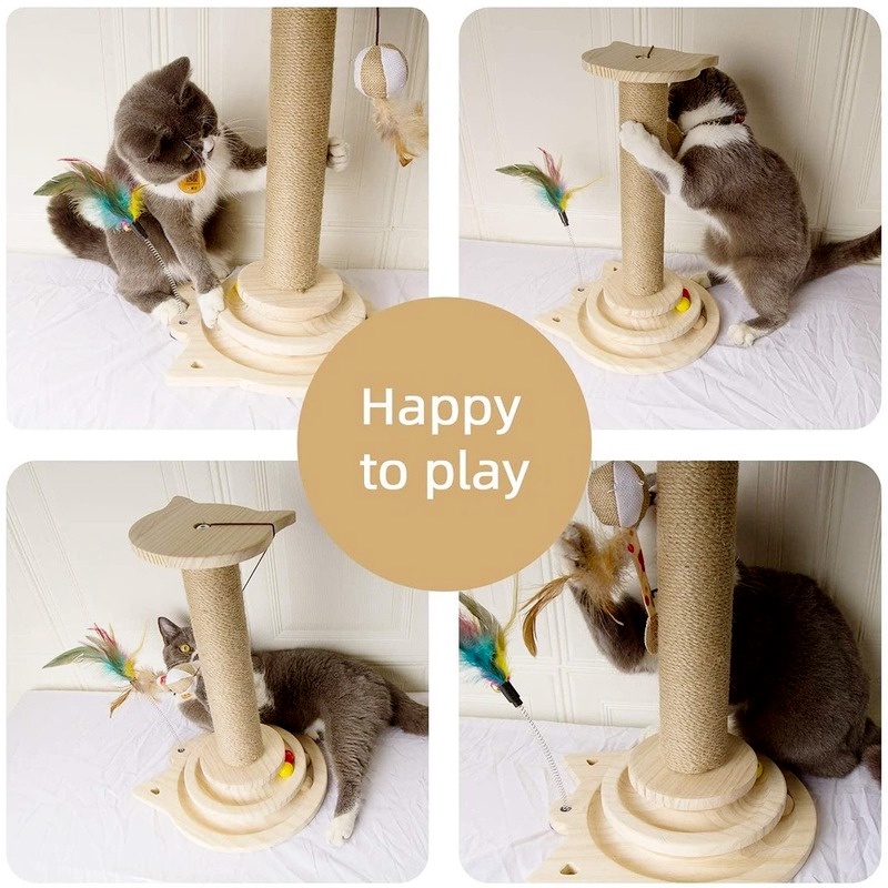 Cat Claw Post Double Layers Cat Scratcher Board Pet Toys Cat Toys Natural Sisal Material #6