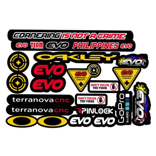 Helmet Visor Sticker Decals Shopee Philippines