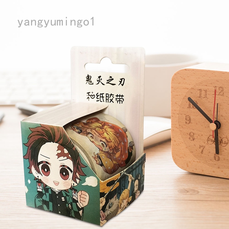 DIY Stiker  Kertas Washi Gambar  Anime  Demon Slayer No yaba 