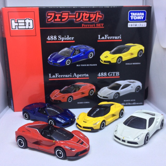 Tomica Gift Set Ferrari | Shopee 