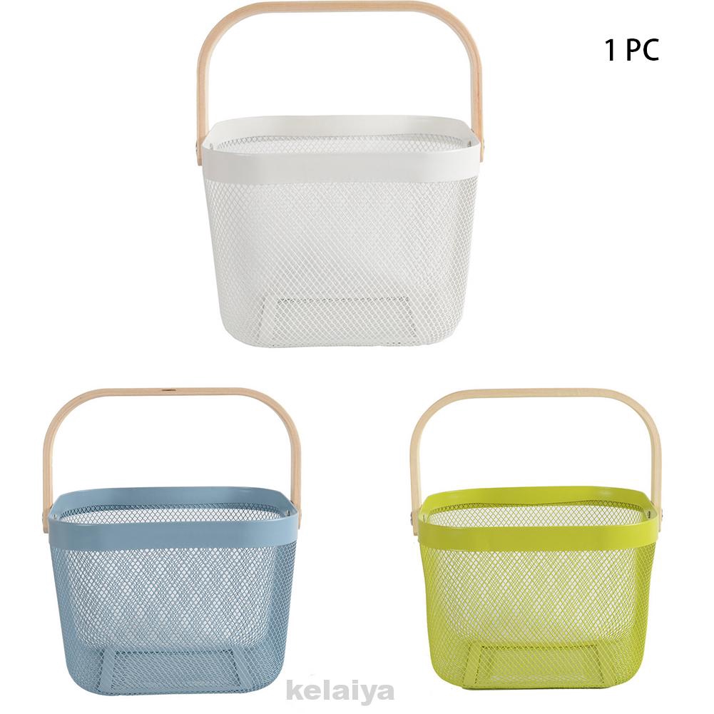 Rustproof Wire Mesh Large Capacity Metal Decorative Storage Basket