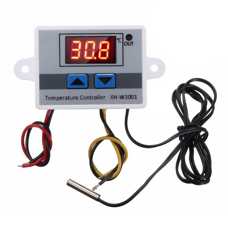 220V 10A Digital LED Temperature Controller Thermostat Control Switch Probe FZ 
