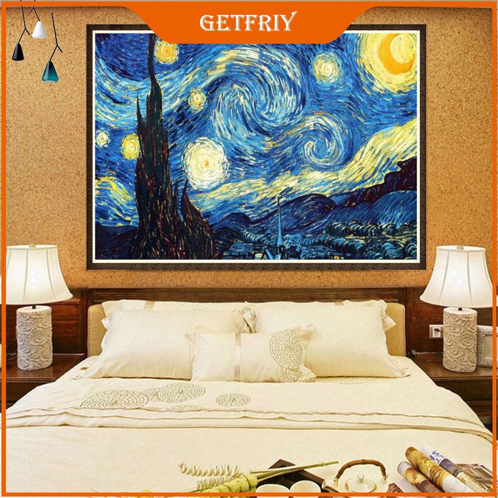 Gy Wall Art Decor Starry Night 5d Full Diamond Painting Embroidery