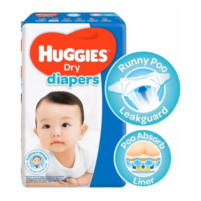 Huggies Dry Diapers Small Size Per Pack 