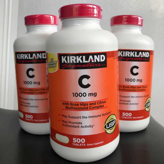 Kirkland Vitamin C 500 Tablets 1000mg Shopee Philippines