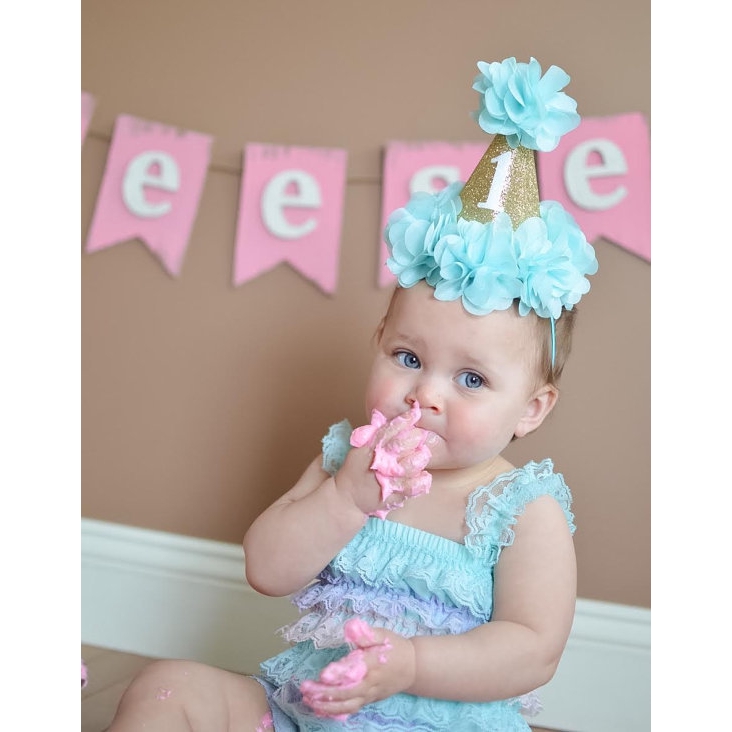 baby gold crown headband
