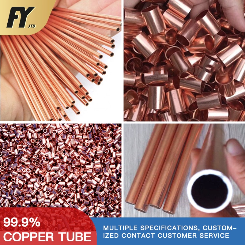 Custom size copper tube any length can cut from 1mm to 950mm diameter