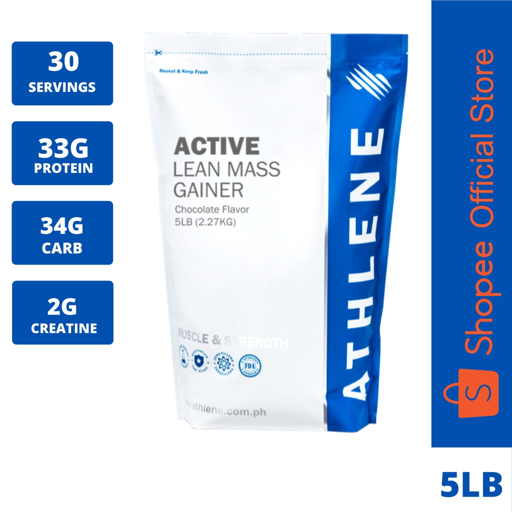 Active Lean Mass Gainer 5lb Protein Shake Shopee Philippines