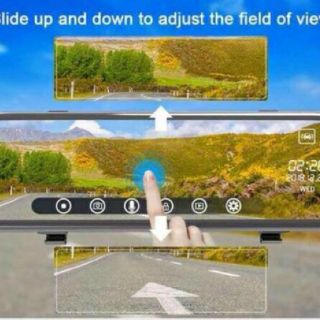 10 Inch Touch Screen Car DVR Recorder camera Dual Lens with Rear View Camera dash cam #5
