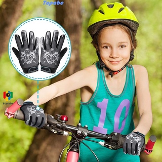 Bike Bicycle Gloves Kids Child Rabbit Outdoor Sports Non Slip Half Finger Gl EW 