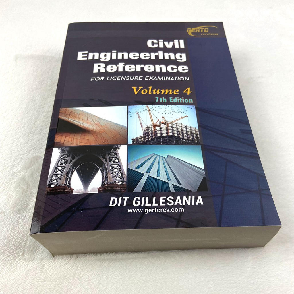 Original Civil Engineering Reference For Licensure Exam Volume 4 7th Ed C 2020 By Dit Gillesania Shopee Philippines