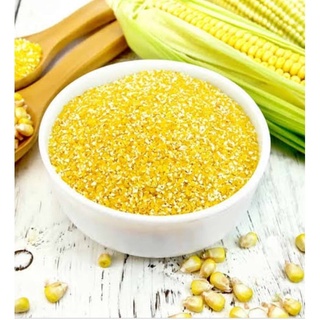 Yellow Corn Grits bird feed 1kg repacked #1