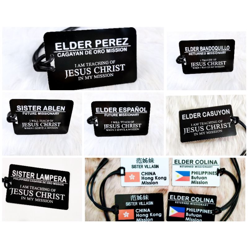 CUSTOMIZED Missionary Luggage Tag Shopee Philippines