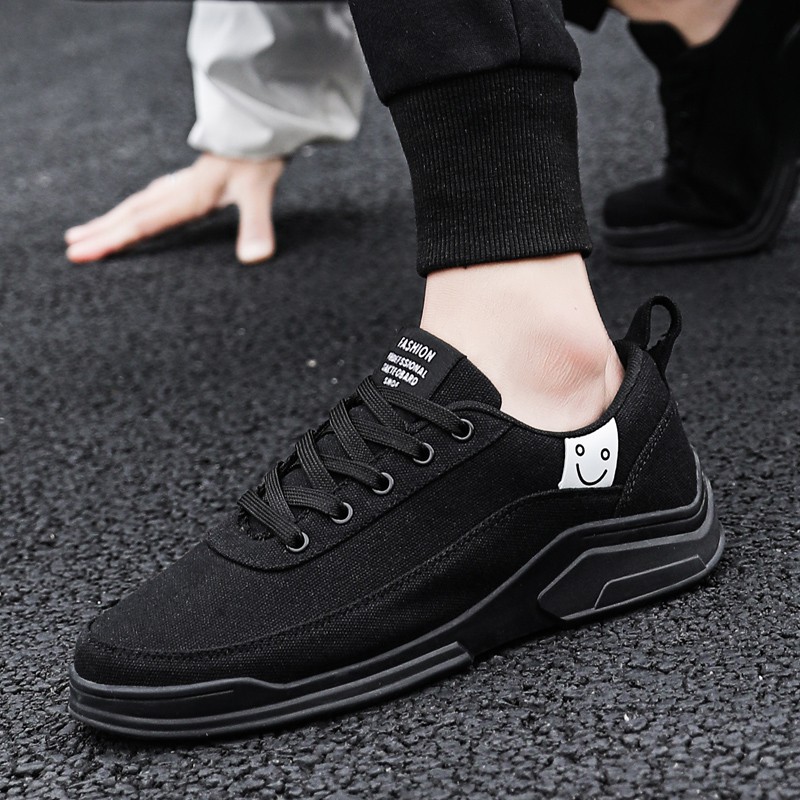 black canvas shoes without laces