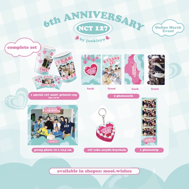 Nct 127 anniversary merch event by jankisyu Shopee Philippines