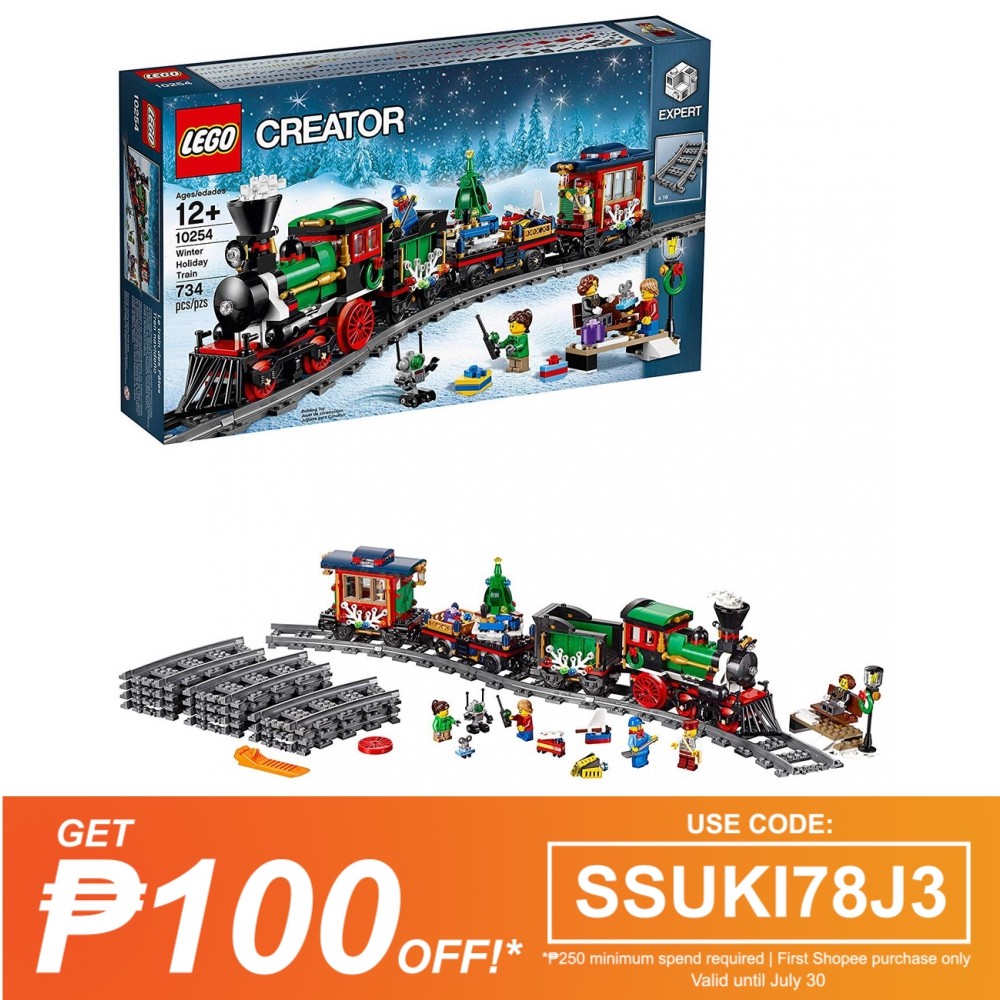 lego creator expert winter holiday train 10254 construction set