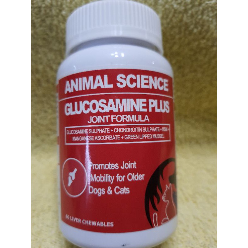 Animal Science GLUCOSAMINE PLUS joint formula for dogs and cats (60