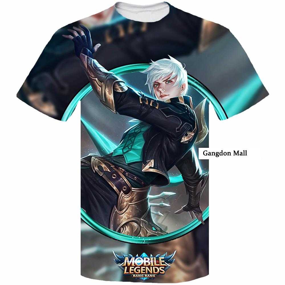 Gusion Moonlight Sonata Game Mobile Legends 3D All Over Printed T Shirt