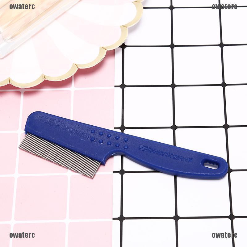 1x stainless steel comb hair brush shedding flea for cat dog trimmergrooming YL