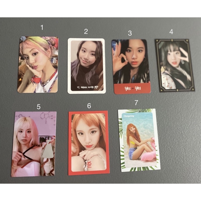 Twice Chaeyoung Official Album Photocards | Shopee Philippines