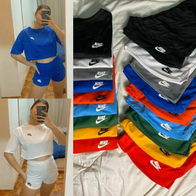 nike top and shorts set