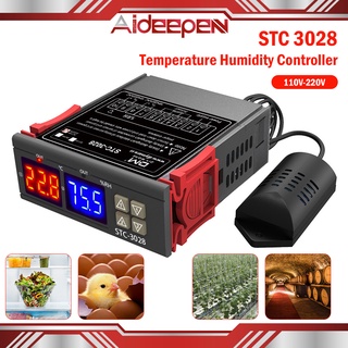 STC-3028 Temperature Controller Thermostat Sensor With Probe Humidity Temperature Hygrometer Control