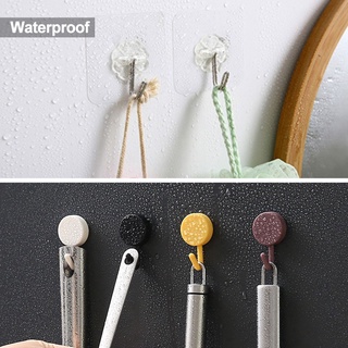 Waterproof Traceless Adhesive Hook Door Wall Hook Strong Adhesive For Kitchen Bathroom COD #8
