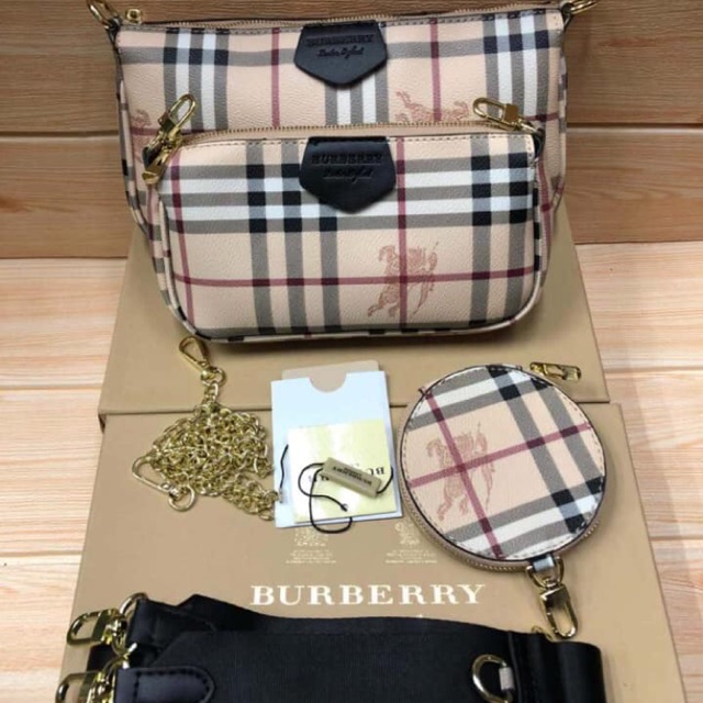 burberry checkered bag