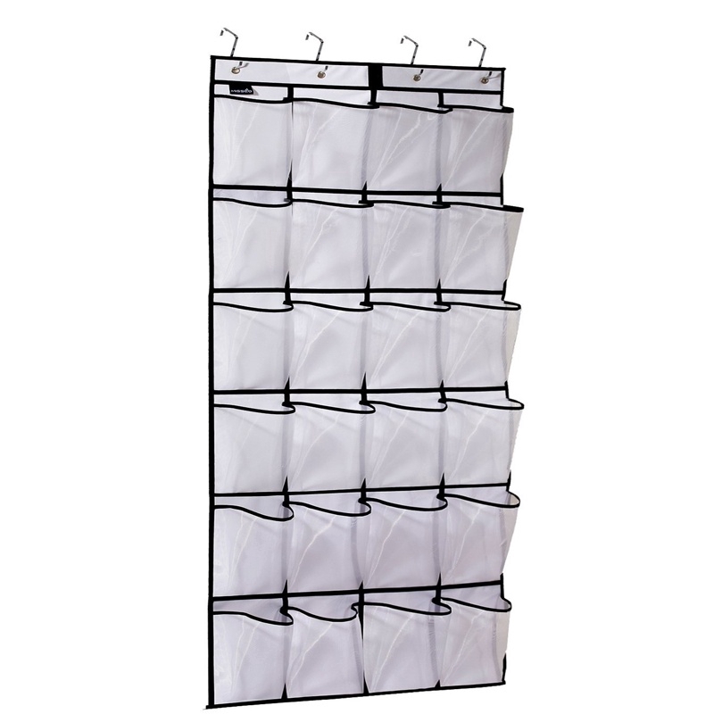 Over Door Hanging Organizer 24 Large Mesh Pockets Storage